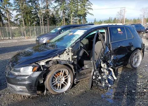 2019 Volkswagen Golf 1.4T S/1.4T Se из США, поврежденный, VIN 3VWG57AU2KM035503